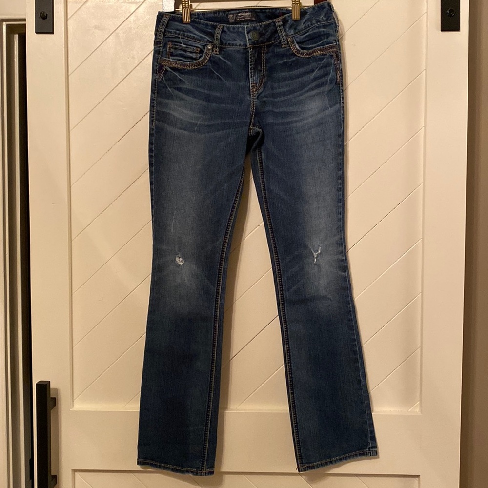 Silver Suki Mid Baby Boot cut women’s jeans. W30/L33
